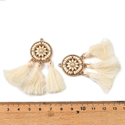 Tassel Alloy Enamel Big Pendants AL-CBA75EE-05KCG-1
