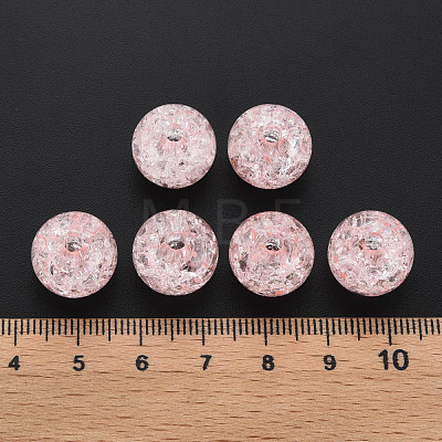 Transparent Crackle Acrylic Beads MACR-S373-66B-N10-1