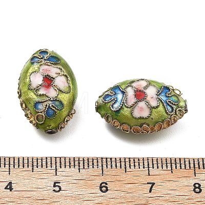 Handmade Cloisonne Beads CLB-Q002-09C-1