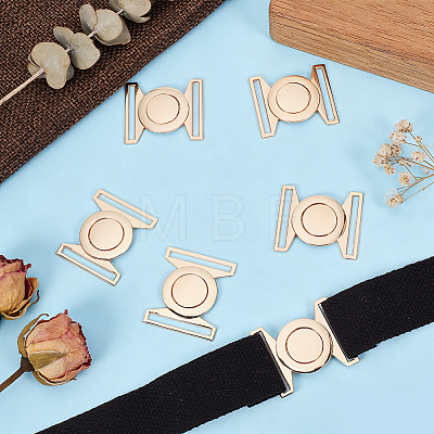 6 Sets Zinc Alloy Side Release Buckles FIND-BC0019-63LG-1