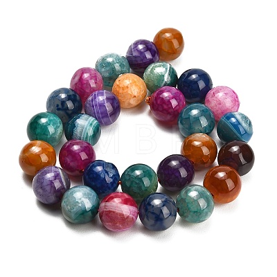Natural Dragon Veins Agate Beads Strands GG-L001-L01-01B-1