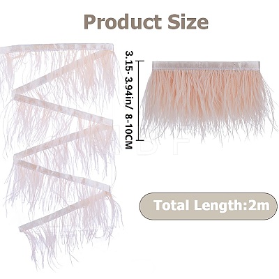 Gorgecraft 2M Fashion Ostrich Feather Trimming FIND-GF0005-13C-1