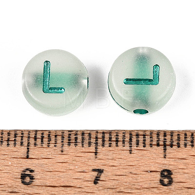 Luminous Frosted Acrylic Beads FACR-T008-02L-1