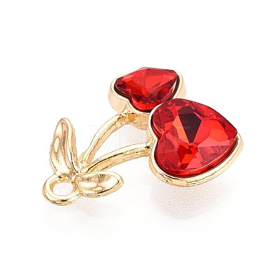 Alloy Rhinestone Pendants PALLOY-T092-24G-04-1