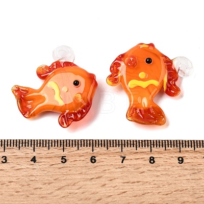 Handmade Lampwork Pendants LAMP-B035-01B-15-1