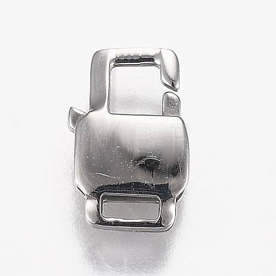 Polished 316 Surgical Stainless Steel Lobster Claw Clasps STAS-Z013-07A-1