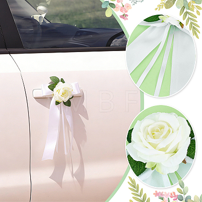 Cloth Artificial Flower & Leaf Party Decorations HJEW-PH02468-1