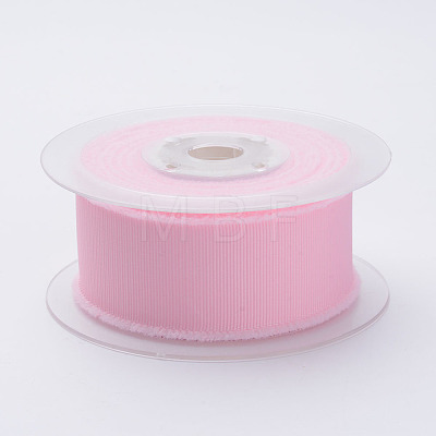 Polyester Frayed Grosgrain Ribbons ORIB-N0002-38mm-01-1