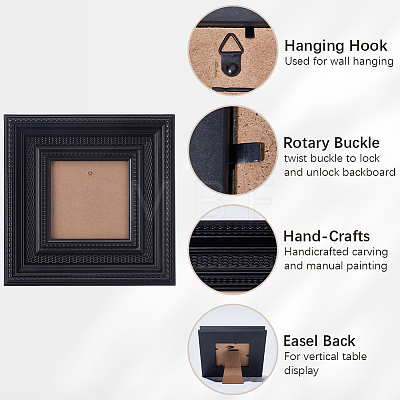 1 Set Resin Photo Frame Stand DJEW-SP0001-56-1