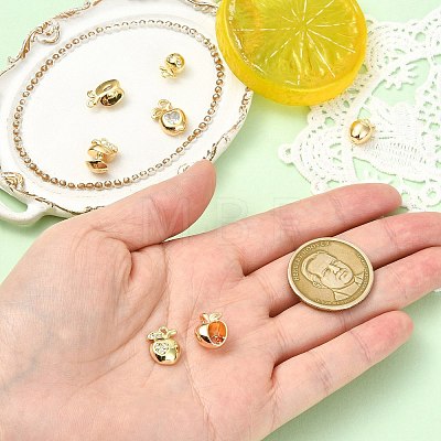 7Pcs 7 Styles Brass Pendants KK-CJ0005-85-1