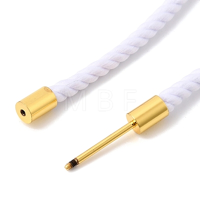 3MM Round Nylon Milan Cord Necklaces Making BJEW-H642-01G-29-1