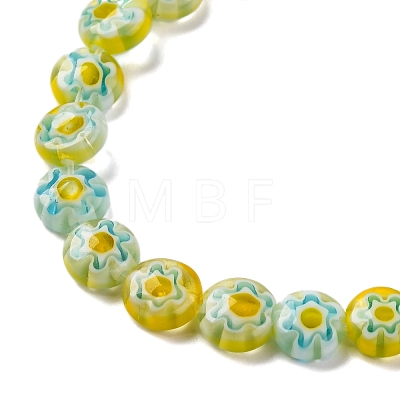 Handmade Millefiori Lampwork Beads Strands LAMP-G164-11K-1