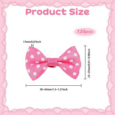 120Pcs Polyester Ornament Accesories DIY-CA0008-43B-1