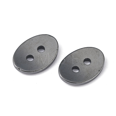 Non-Magnetic Hematite Buttons G-S075-2-1