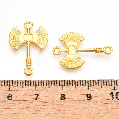 Alloy Double Axe Connector Charms PALLOY-N176-125G-1