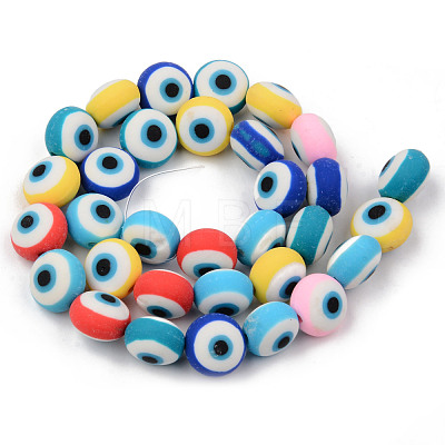 Handmade Polymer Clay Beads Strands CLAY-N008-001-1