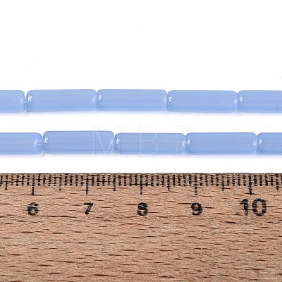 Imitation Jade Glass Beads Strands GLAA-N070-01A-B04-1