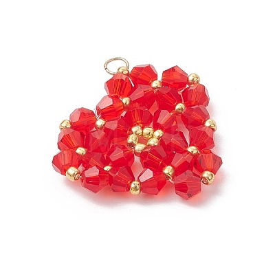 Glass Pendants PALLOY-MZ01084-01-1