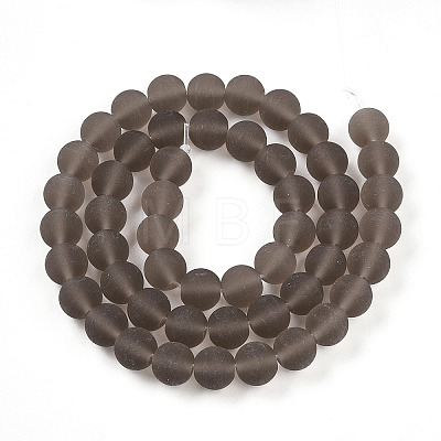 Transparent Glass Beads Strands GLAA-T032-T8mm-MD02-1