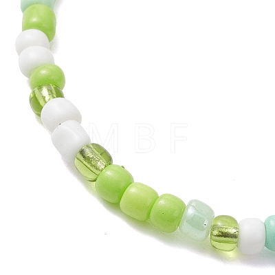 7Pcs Dyed Synthetic Turquoise & Electroplate Non-magnetic Synthetic Hematite Beads Stretch Bracelets BJEW-JB13428-1