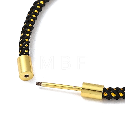 Braided Nylon Cord Bracelet Making MAK-L043-01G-09-1