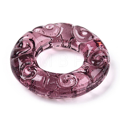 Handmade Lampwork Linking Rings LAMP-T021-12E-1