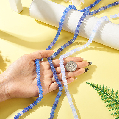 3 Strands 3 Colors Glass Beads Strands GLAA-TA0004-08-1