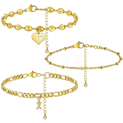 Anklets Sets AJEW-AN00383-24-1