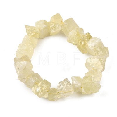 Natural Lemon Quartz(Heated) Beads Strands G-I283-F30-1