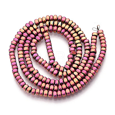 Electroplated Synthetic Non-magnetic Hematite Beads Strands G-T139-61G-1