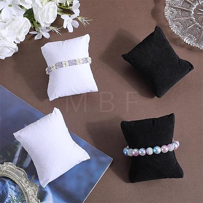 4Pcs 2 Colors Lint Bracelet/Watch Pillow Jewelry Displays BDIS-BBC0001-01-1