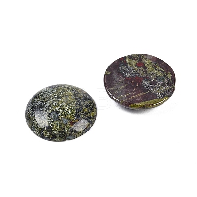 Natural Dragon Blood Cabochons G-H1596-FR-25mm-25-1