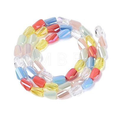 Electroplate Mixed Styles Glass Beads Strands EGLA-N022-10A-A04-1