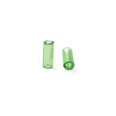 Transparent Glass Bugle Beads SEED-N005-001-C02-1