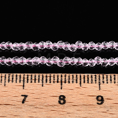 Transparent Glass Beads Strands GLAA-H021-03-22-1