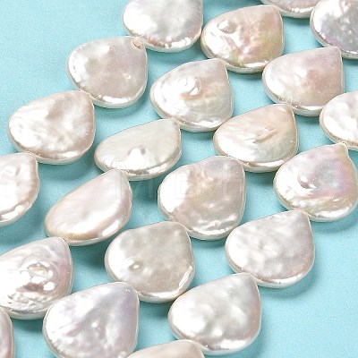 Natural Baroque Pearl Keshi Pearl Beads Strands PEAR-J007-04-1