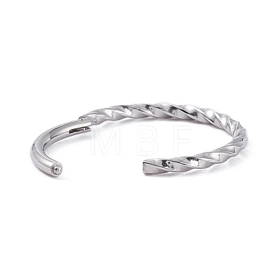 Twisted Ring Hoop Earrings for Girl Women STAS-D453-01P-04-1