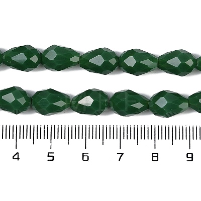 Opaque Solid Color Imitation Jade Beads Strands GLAA-N005-P4mm-D04-1