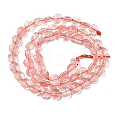Cherry Quartz Glass Beads Strands G-C179-A6mm-16-1