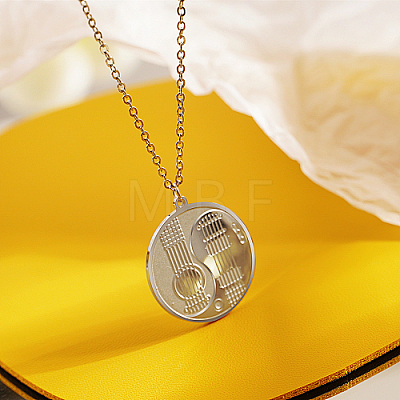 Stainless Steel Pendant Necklaces for Women RX0049-2-1