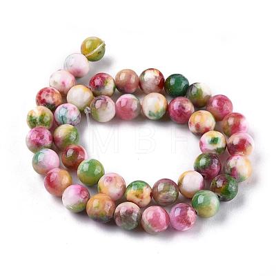 Jade Beads Strands G-D264-8mm-XH19-1