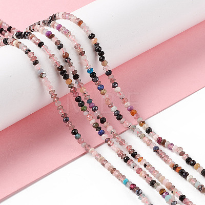Natural Mixed Stone Beads Strands G-F717-03-1