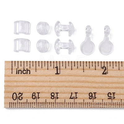 24G 4 Styles Acrylic Base for Hair Tie Making SACR-FS0001-17-1