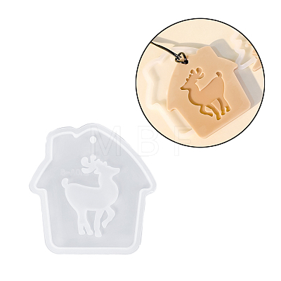 Christmas Theme DIY Silicone Pendant Molds LS-SIMO-G007-01E-1