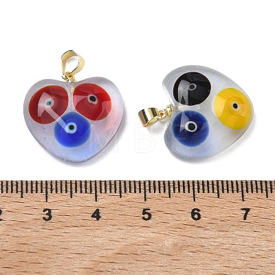 Handmade Lampwork Pendants LAMP-D006-02G-1