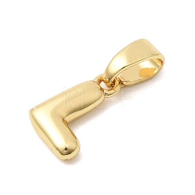 Brass Letter Charms KK-G554-22G-L-1