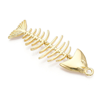 Brass Big Pendants X-KK-N268-02G-1