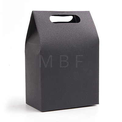 Rectangle Paper Bags with Handle and Clear Heart Shape Display Window CON-D006-01A-02-1