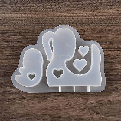 Infant & Mom Decoration DIY Silicone Mold DIY-K073-17-1