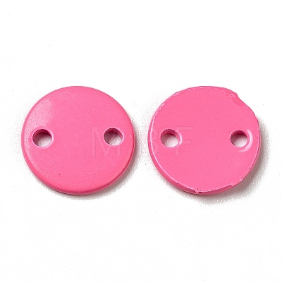 Spray Painted 201 Stainless Steel Connector Charms STAS-G304-23-1